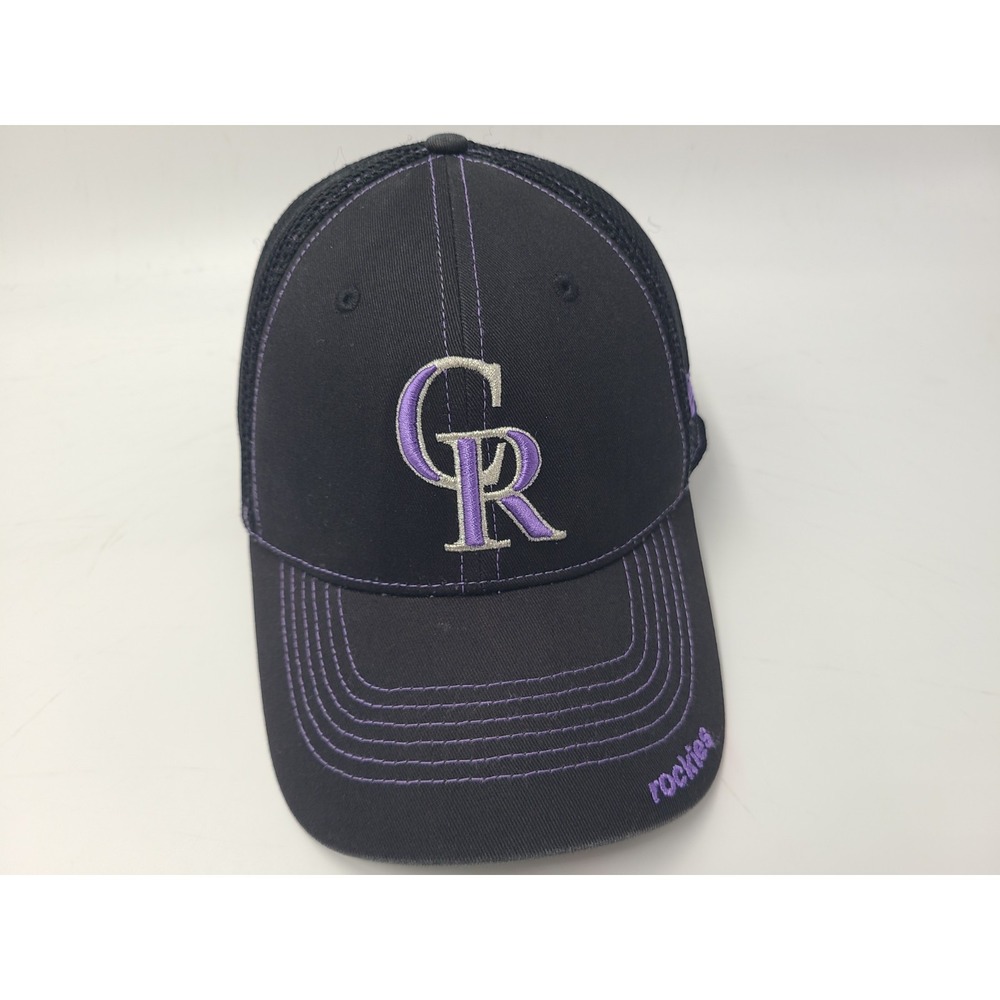Colorado Rockies New Era 39Thirty Mesh Flex Fitted (Seems L-XL) Hat Cap Men MLB